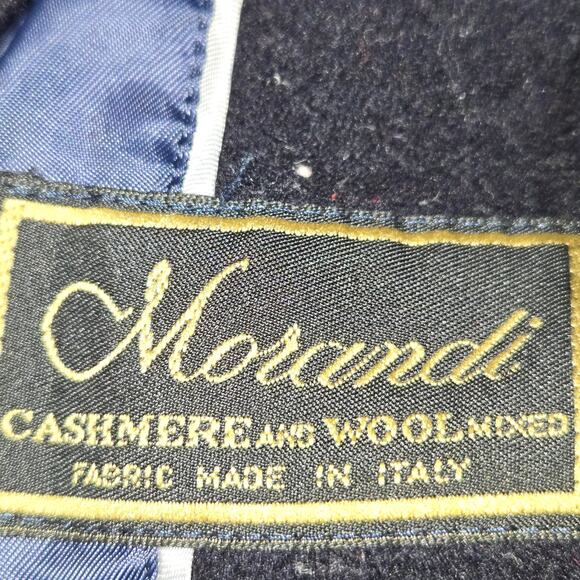 Comme Ca Du Mode Fille Wool Coat Kids 110A 4-5T Navy Hood Toggle Jacket Morandi - Picture 4 of 12